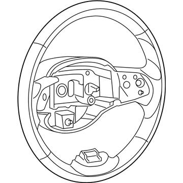 Jeep Cherokee Steering Wheel - 6BK06DX9AB
