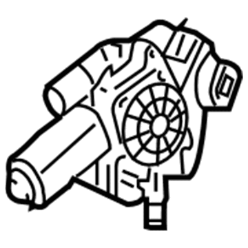Dodge Challenger Window Motor - 68376201AA