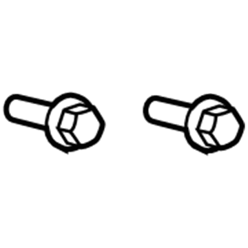 Mopar 6507391AA Bumper Bolt, Rear
