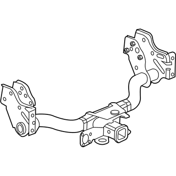 Mopar 52013334AE Trailer Hitch, Rear