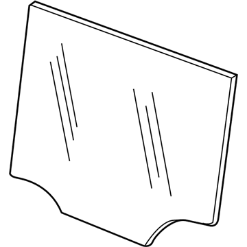 Jeep 68256339AA Glass - Rear Door