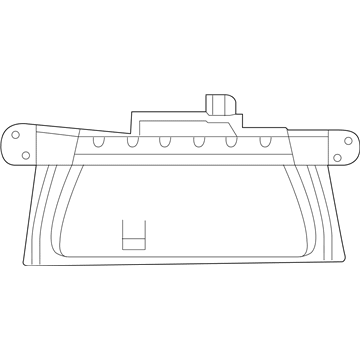 Mopar 4805845AB High Mount Lamp, Center