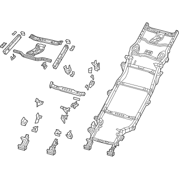 Jeep 68321443AJ Frame Assembly