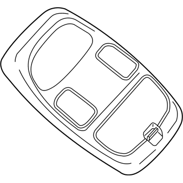 Mopar 1VG18BD1AA Overhead Console, Upper