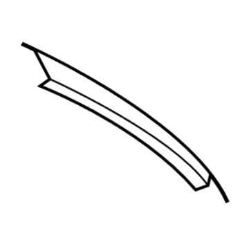 Mopar 5288400AC Pillar Molding, Front Passenger Side