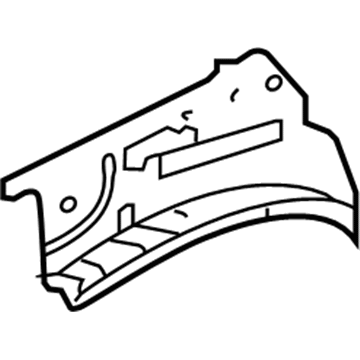 Mopar 68002033AA Inner Rail, Front Driver Side