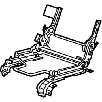 Mopar 68149680AH Seat Adjuster, Rear Passenger Side