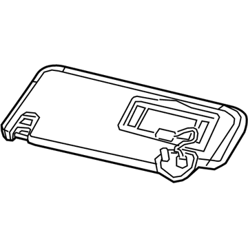 Ram Sun Visor - 6NN57TX7AD