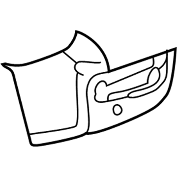Mopar RM42YBPAA Kick Panel, Blue, Center Driver Side