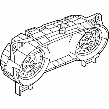 Jeep Wrangler Instrument Cluster - 68614601AD