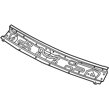 Mopar 68335209AA Windshield Header, Front