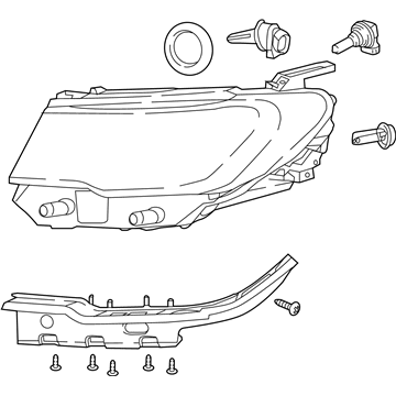 2021 Jeep Compass Headlight - 55112706AF