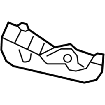 Mopar 5154967AC Heat Shield, Front Outer Passenger Side