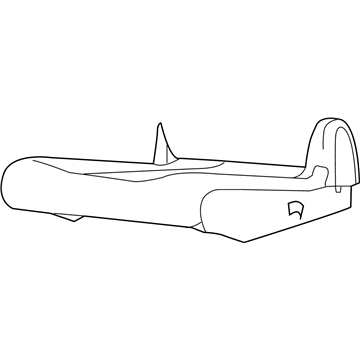 Mopar 1QW411D5AA Cushion Cover, Rear Center