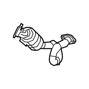 2023 Jeep Wrangler Catalytic Converter - 68252390AH