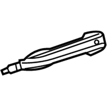 Chrysler 200 Door Handle - 5LX801SCAF