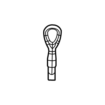 Mopar 68497385AA Tow Eye, Rear