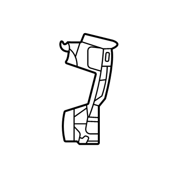 Mopar 68459322AB Inner Bracket, Lower Passenger Side