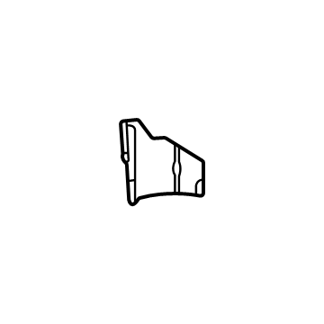 Mopar 68488222AA Lower Shield, Rear Passenger Side