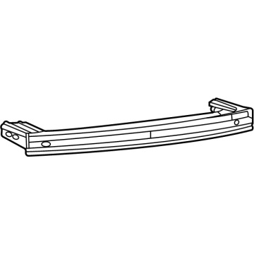 Mopar 68459557AC Impact Bar, Rear