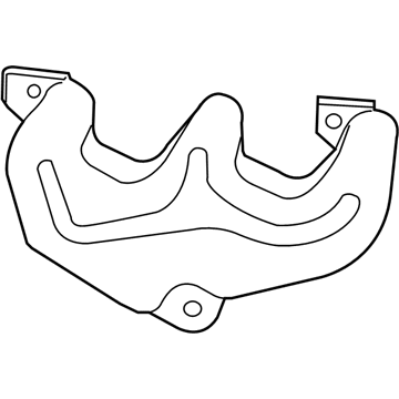 2008 Jeep Wrangler Exhaust Heat Shield - 4666038AB