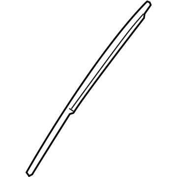 Mopar 5303404AF Side Molding, Front Passenger Side
