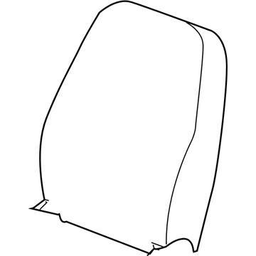 Mopar 5175675AA Seat Back Pad, Front Passenger Side