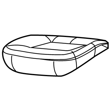 Ram 68247602AA Seat Cushion Pad