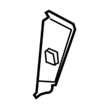 Mopar 5129938AA Lower Panel, Rear Passenger Side