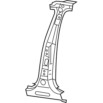 Mopar 68081183AD Center Pillar Reinforcement, Driver Side