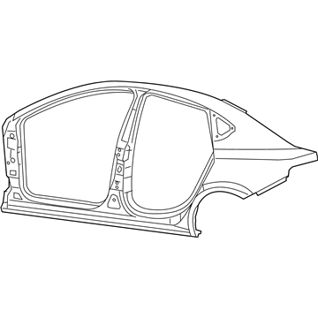 Mopar 68080954AA Uniside Panel, Outer Passenger Side