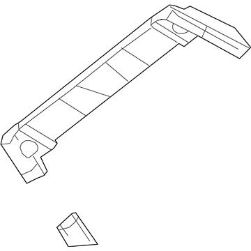 Mopar XQ63DW1AC Side Molding, Driver Side