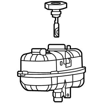 Jeep Wrangler Coolant Reservoir - 68364312AC