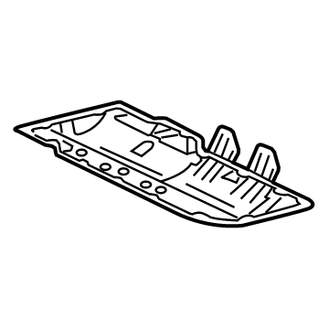 Jeep 4893353AA Oil Pan Baffle