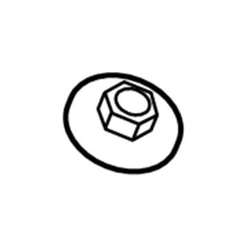 Dodge 6104725AA Hold Down Strap Nut