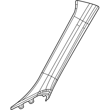 Jeep 6MK82SA5AB Windshield Pillar Trim