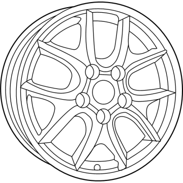 Chrysler 7BB66SSMAA Wheel, Alloy