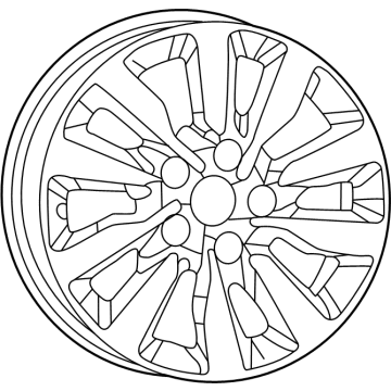 Chrysler 7BB67WASAA Wheel, Alloy