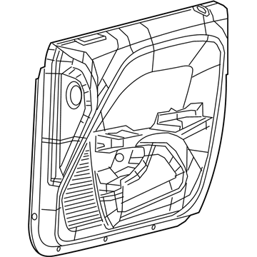 Dodge 5LC121X9AI Door Trim Panel