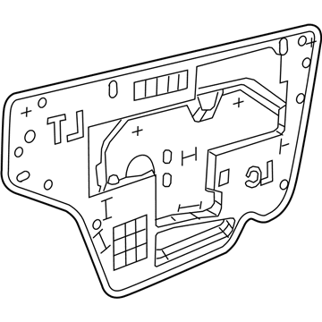 Dodge 5056272AF Water Shield