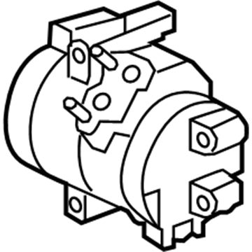 Chrysler 68160395AG Compressor Assembly