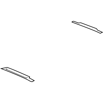 Jeep 68278786AA Guide - Sunroof Glass