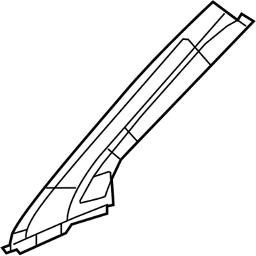 Mopar 6LP95LDMAA Windshield Pillar Trim, Driver Side