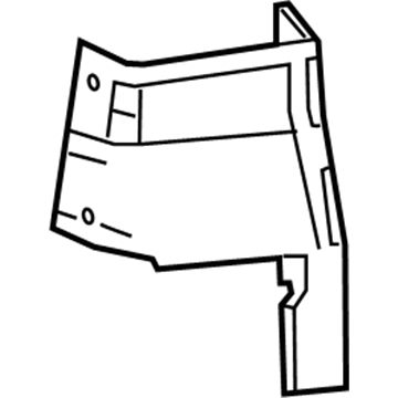 Mopar 5SL40LXHAA Lower Center Pillar Trim, Driver Side