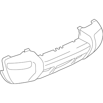 2007 Jeep Liberty Bumper - 5JJ07TZZAD