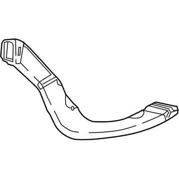 Mopar 68285782AA Floor Duct, Front Lower Driver Side