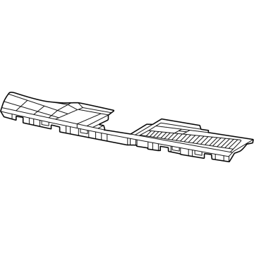Mopar 5113714AC Sight Shield, Front Upper