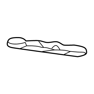 Mopar 68323656AA Nameplate Mount Plate