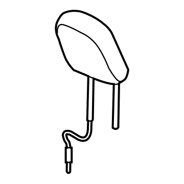 Mopar 5SK781K5AC Headrest, Center