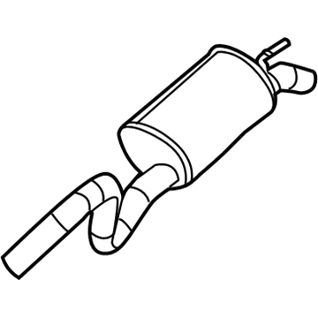 Dodge Durango Tail Pipe - 52855326AG